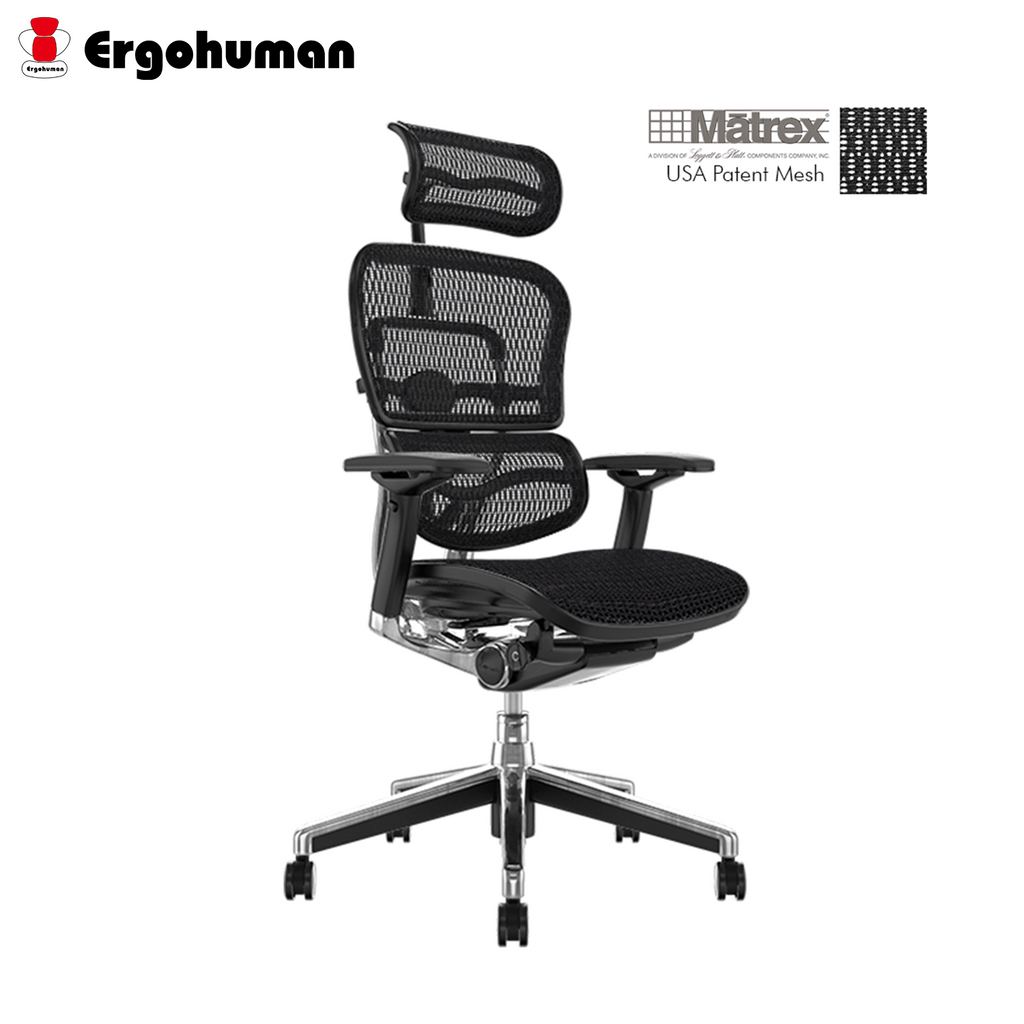 ErgohumanPlus Elite Mesh With Headrest