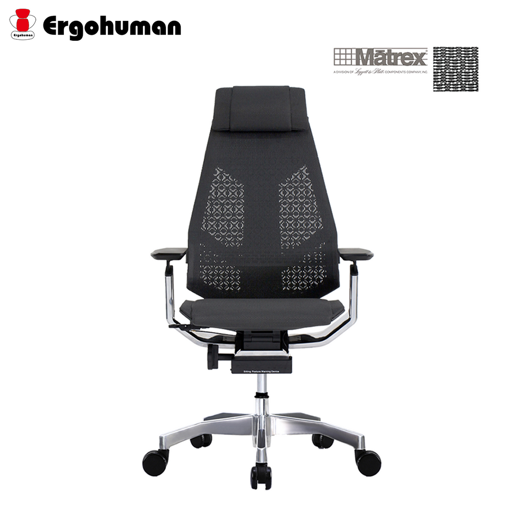 Ergohuman Genidia Ergonomic Office Mesh Chair without Legrest